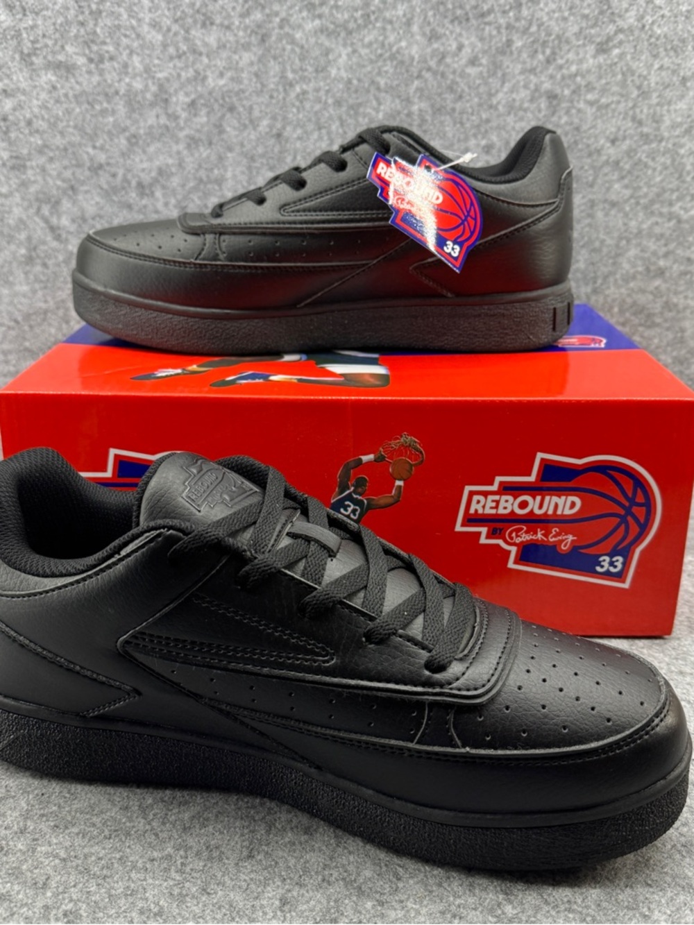 Patrick Ewing Orion Low Men’s Size 10 NIB Black 1RBE005-001